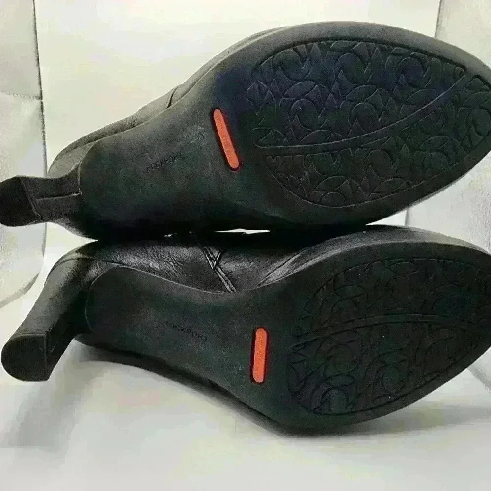 Rockport Hight Heels Boots Black Size 6 - Picture 6 of 7